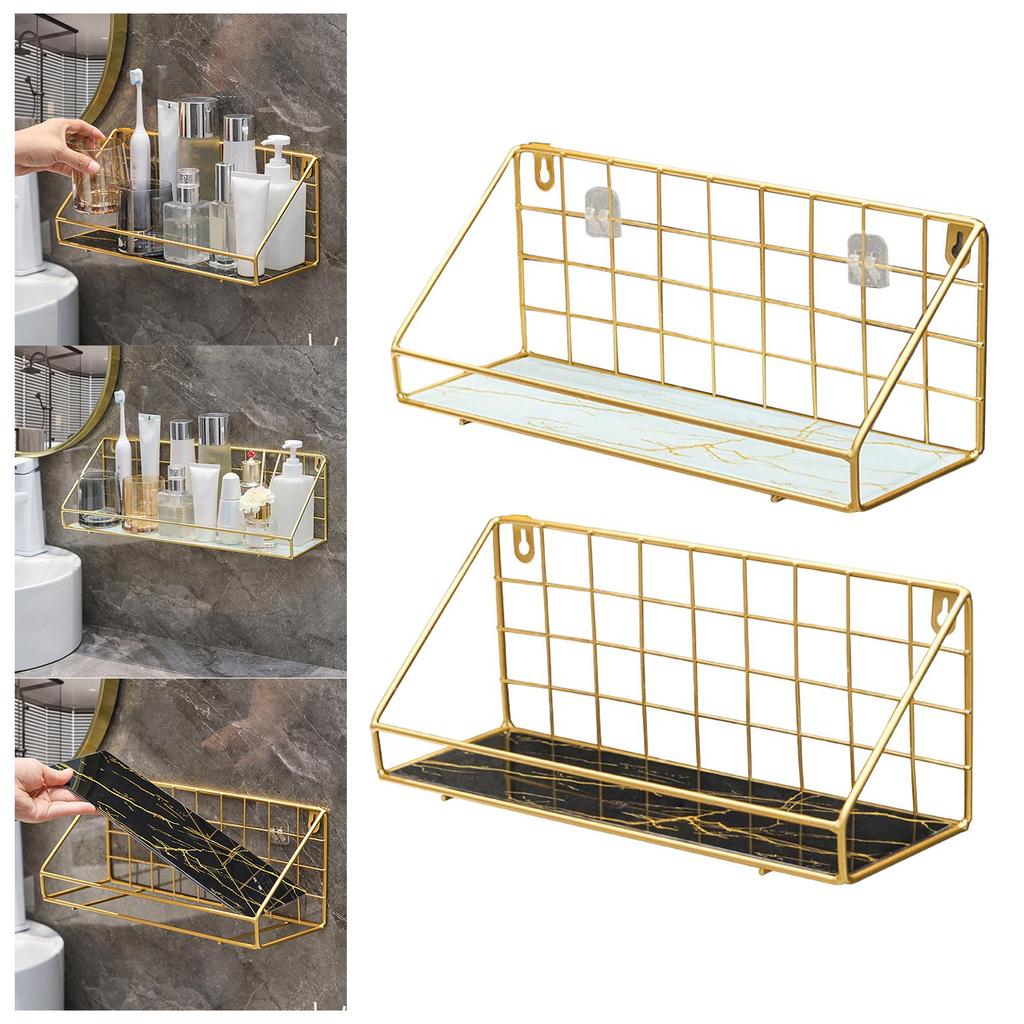 Punch Bathroom Organizer Shelf Attached for Toilet Living Room Decoration
