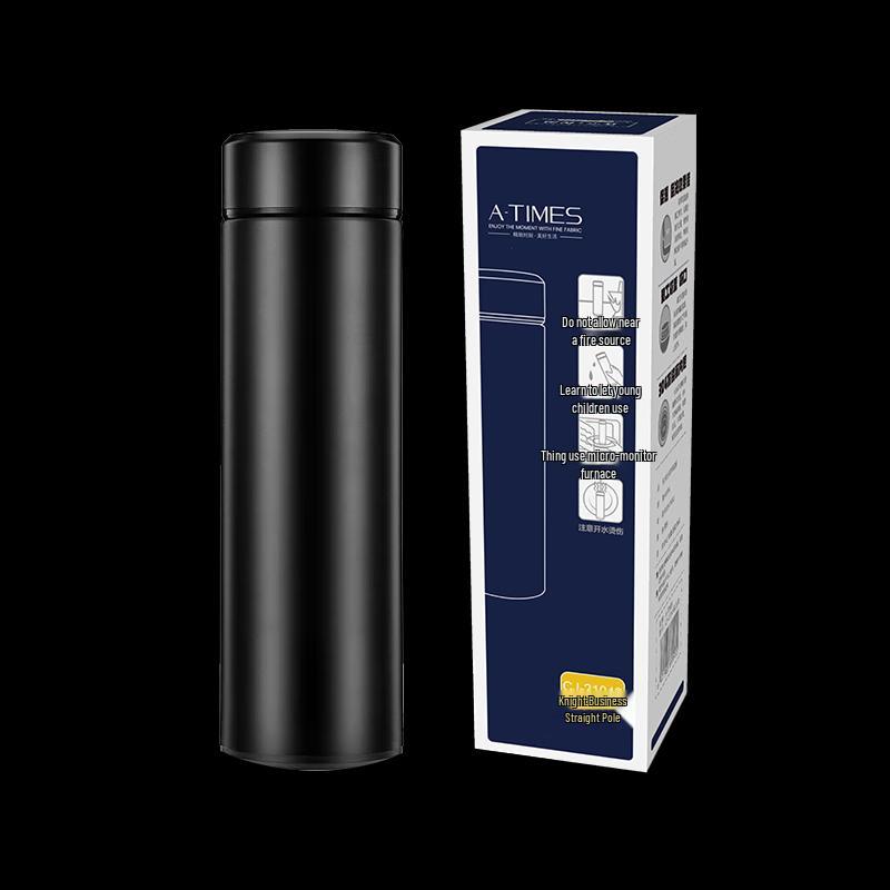 A-TIMES Business Straight Stainless Steel Tumbler