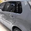 For Volkswagen VW Polo 5-Door Hatchback MK4 9N 2002-2008 ABS Plastic Rear Window Louver Scoop Cover Side Vent Trim Car Adhesive