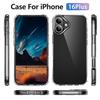Transparente stoßfeste Hülle für iPhone 17 Air 16 Plus 15 pro max Anti-Vergilbung Air-Guard Ecken Erhöhte Kante Bildschirmschutz Kamera Schutzhülle