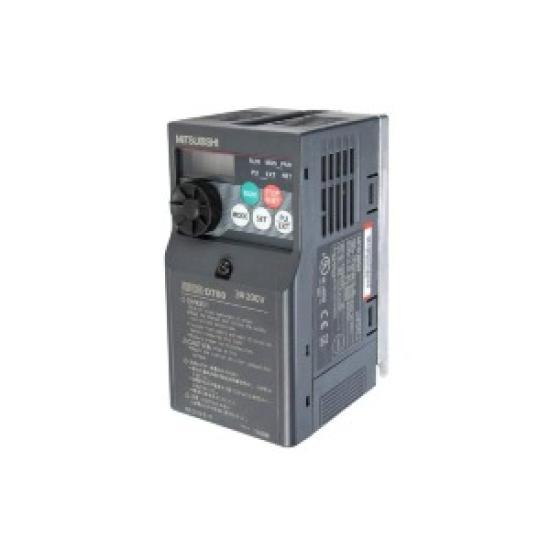 

Подержанный компактный инвертор Mitsubishi Electric FR-D720-0.1K | 0,1 кВт привод с регулируемой частотой | Однофазный ПЧ | Дымчато-черный дымный черный