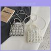Stylish Pearl Embellished Shoulder Bag For Kids With Chic Bow Design Ideal For School