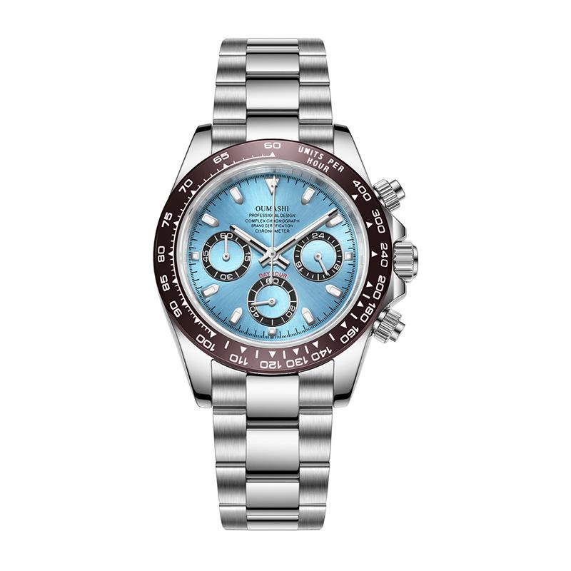 New Men's Watch Luminous Waterproof Multifunctional Quartz Watch Men's