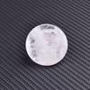 Natürliches 4cm rundes Kristall-Scheibe - Roher Energie-Stein für DIY-Gravur, Beliebtes Ornament