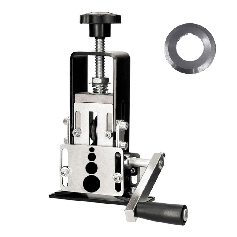 Copper Wire Stripper Machine With Adjustable Manual Operation Suitable For Scrap Cable Recycling With Hand Crank Option