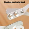Cat Nail Clippers Circular Hole Ergonomic Double-Hole Positioning Blades Grooming Supplies Pet Trimmer Clippers for Cats Dogs
