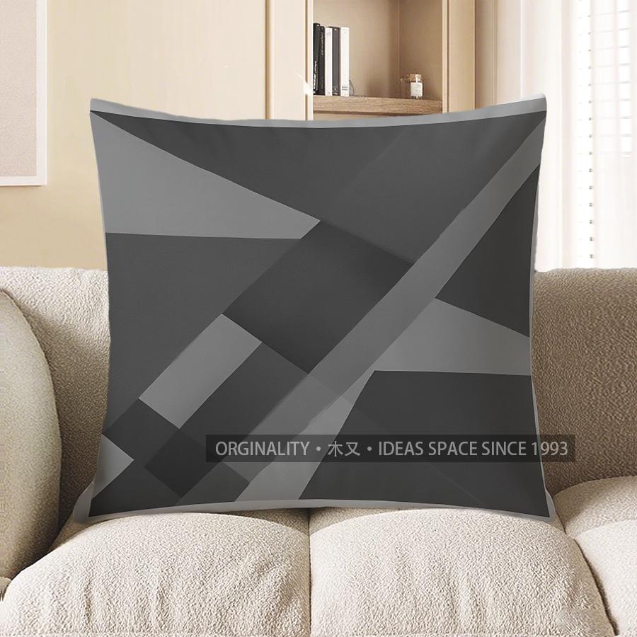 Home Decor Modern Geometric Abstract Pattern Throw Pillow Pattern Cushion Cover Suitable for Sofa Bedroom Car Pillow Cover