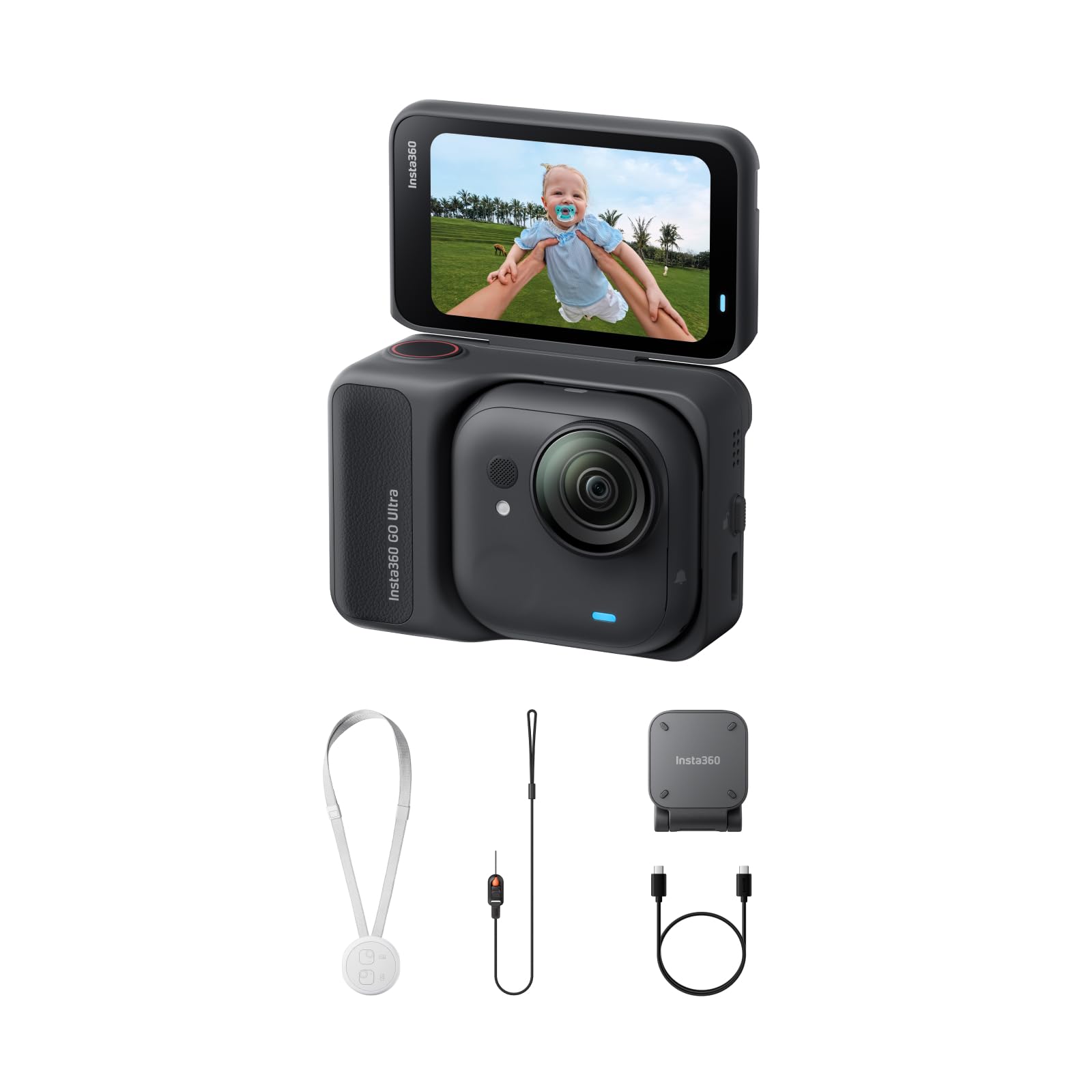 

by Sara Insta360 GO Ultra Standard Edition Black A camera that will change your waterproof to wearable image and up to 3 hours of recording time