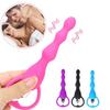 Anal Vibrator Sex Toy for Women Anal Beads Vibrators Gay Prostate Massage Smooth Butt Soft Silicone Plug Silicone Adult Products