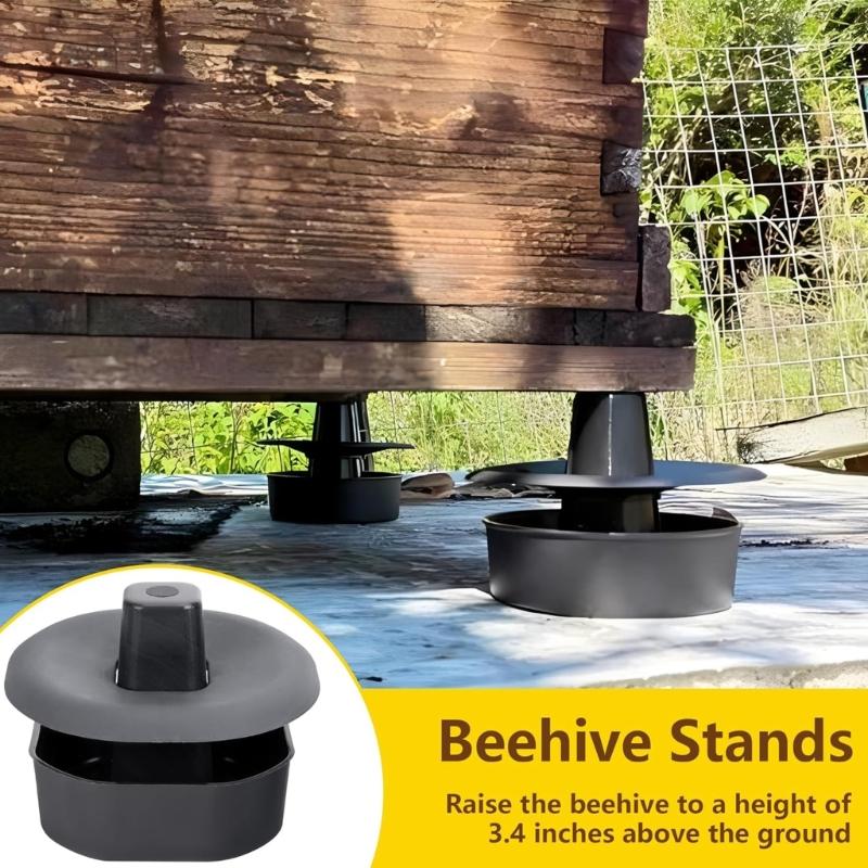 Slip Resistant Base Ants Proof Hives Feet Hives Base Feet Convenient Outdoor Stand Plastic Texture Perfect for Workshop