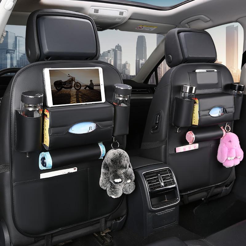 Organizzatore di Tasche per Schienale Sedile Auto in Pelle PU Universale Borsa Organizer per Schienale Sedile Auto