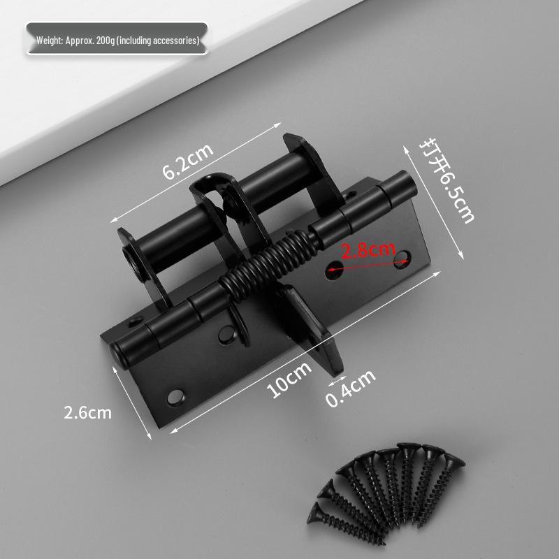 4-Inch Multifunctional Concealed Wood Door Hinge with 90° Automatic Door Closer
