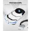 SUPERUS Battery Head Strap for Quest 3S/Quest 3 with Earphones - Adjustable Elite Strap Replacement Accessories for Meta/Oculus Quest 3S/Quest 3 -