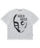 HOODHOOD Alien Graphic Mesh Short Sleeve T-Shirt White