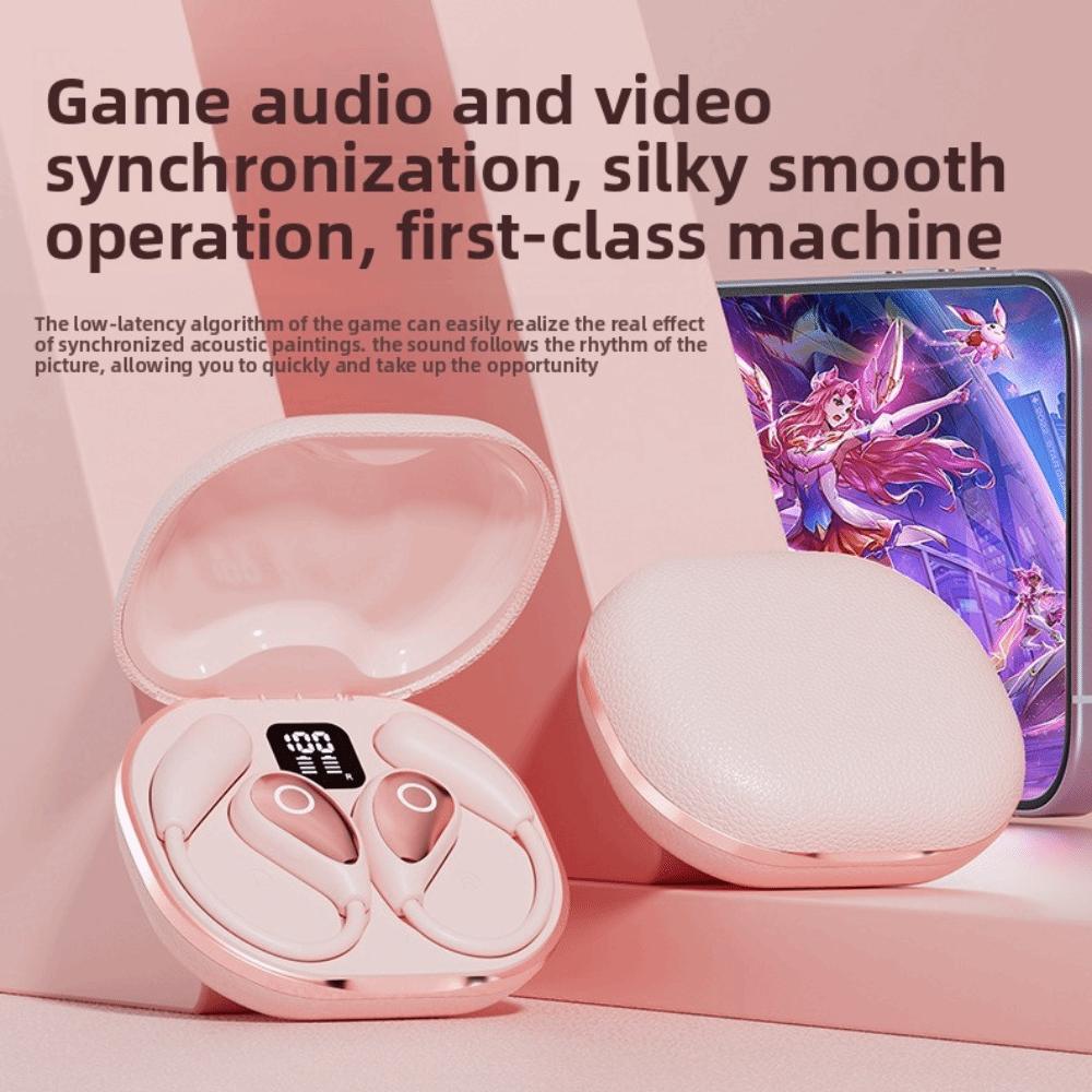Hanging Ear Type Wireless Bluetooth Earphones Stereo Sports Earphones Game Earbuds  Universal