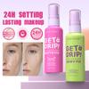 Spray fixateur de maquillage longue tenue, hydratant, liquide pour le visage, finition mate non collante, spray fixateur, contrôle du sébum. Cosmétiques