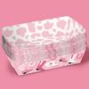 Big Dot of Happiness Pink Rodeo Cowgirl Party Paper Food Trays, Disposable Food Boats for Kids Birthday, Western Bachelorette, Double-Sided Food