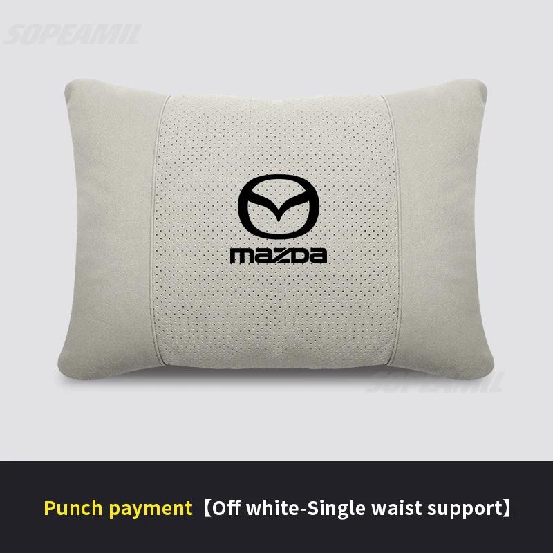 Mazda 3 5 6 Axela Atenza Demio CX30 CX5 CX7 CX8 CX9 MX5 RX8 BT50 Car Headrest Neck Support Seat Lumbar cushion Soft Neck Pillow FF29