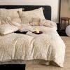 OEING Carved Velvet Bedding Set