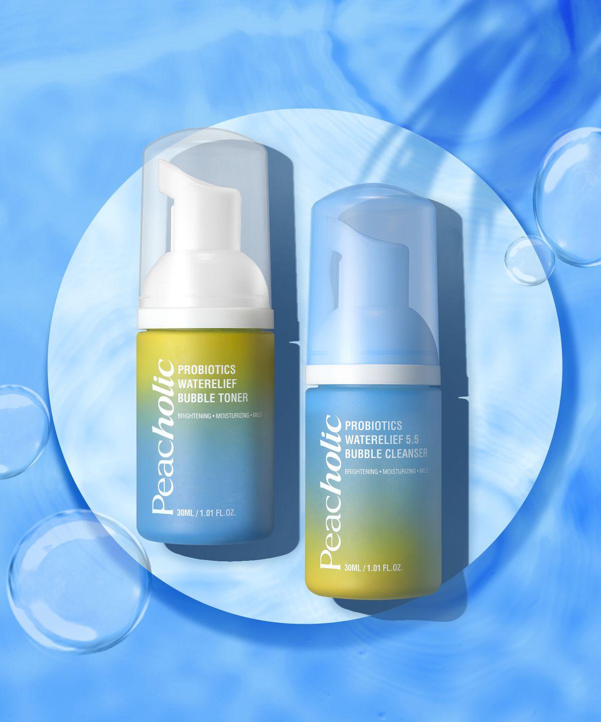 [SET] Probiotics Water Relief 5.5 Bubble Cleanser 30ml + Probiotics Water Relief Bubble Toner 30ml