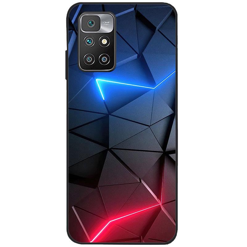 For Xiaomi Redmi 10 Case Silicone Soft TPU Back Cover For Xiaomi Redmi 10 Redmi10 Phone Cases Cute Painted Cover Shockproof Capa