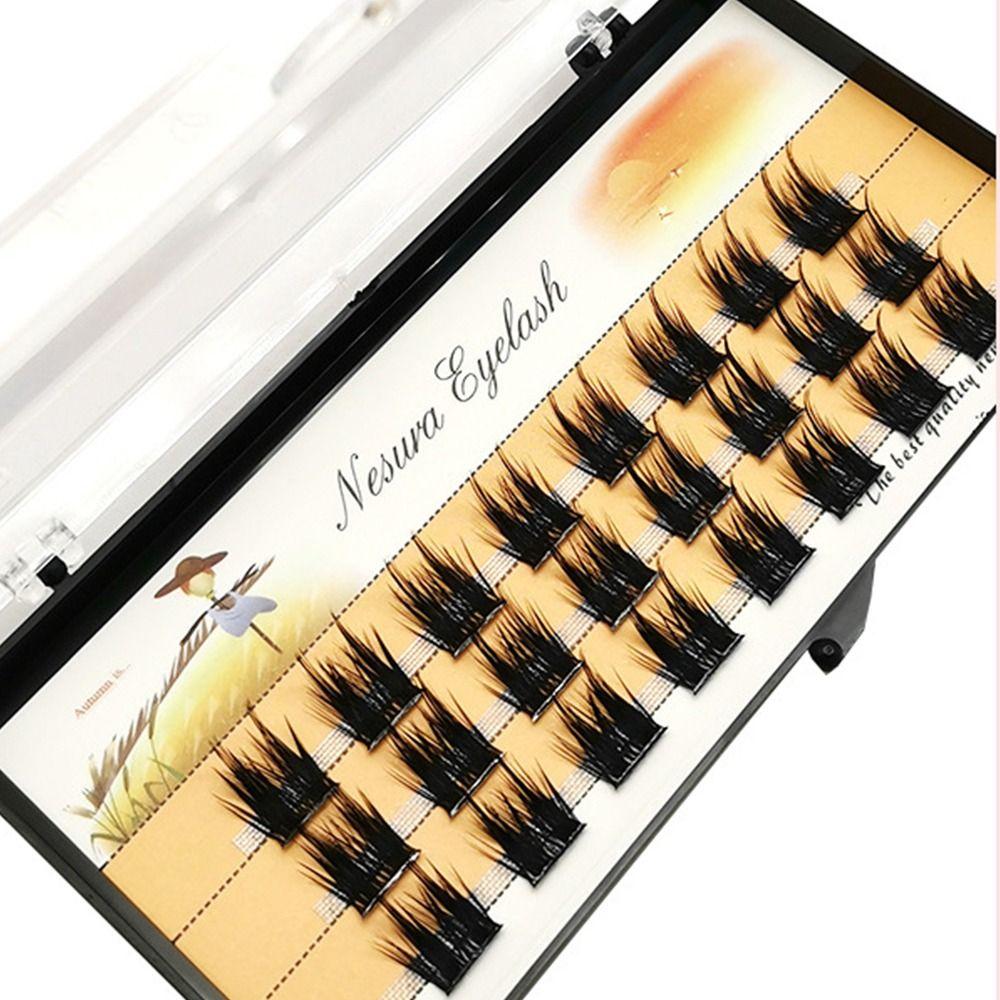 Litte Devil Cluster Eye Lashes Segment Lashes Individual Eyelashes Dramatic Thick False Eyelash