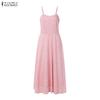 ZANZEA  Women Shawl Blouse and Sleeveless Slip Lace Dress Casual Two Piece Sets