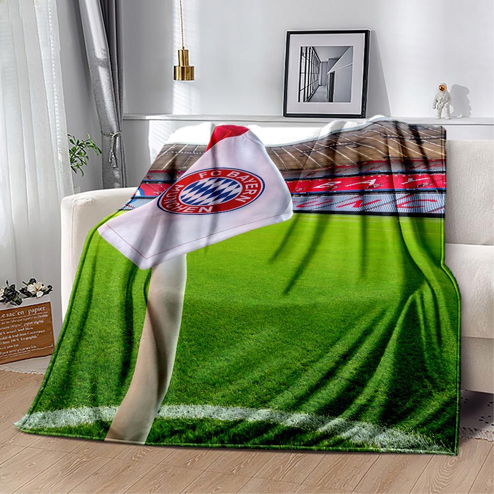 Fc Bayern Munich Blanket Ultrasoft Great For Chair Bedding Office Chair Four Seasons Multipurpose Modern Style Perfect Gift For Relatives And Friends