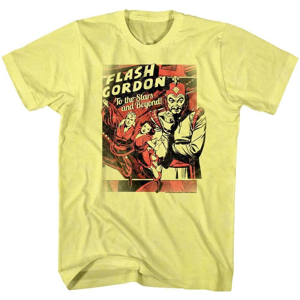 Flash Gordon to the Stars and Beyond Men T Shirt L