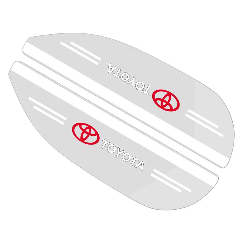 2pcs Car Side Rearview Mirror Guard Cover Rain Eyebrow Covers Stickers For Toyota TRD GR Camry Corolla Yaris Chr Auris Avensis T25