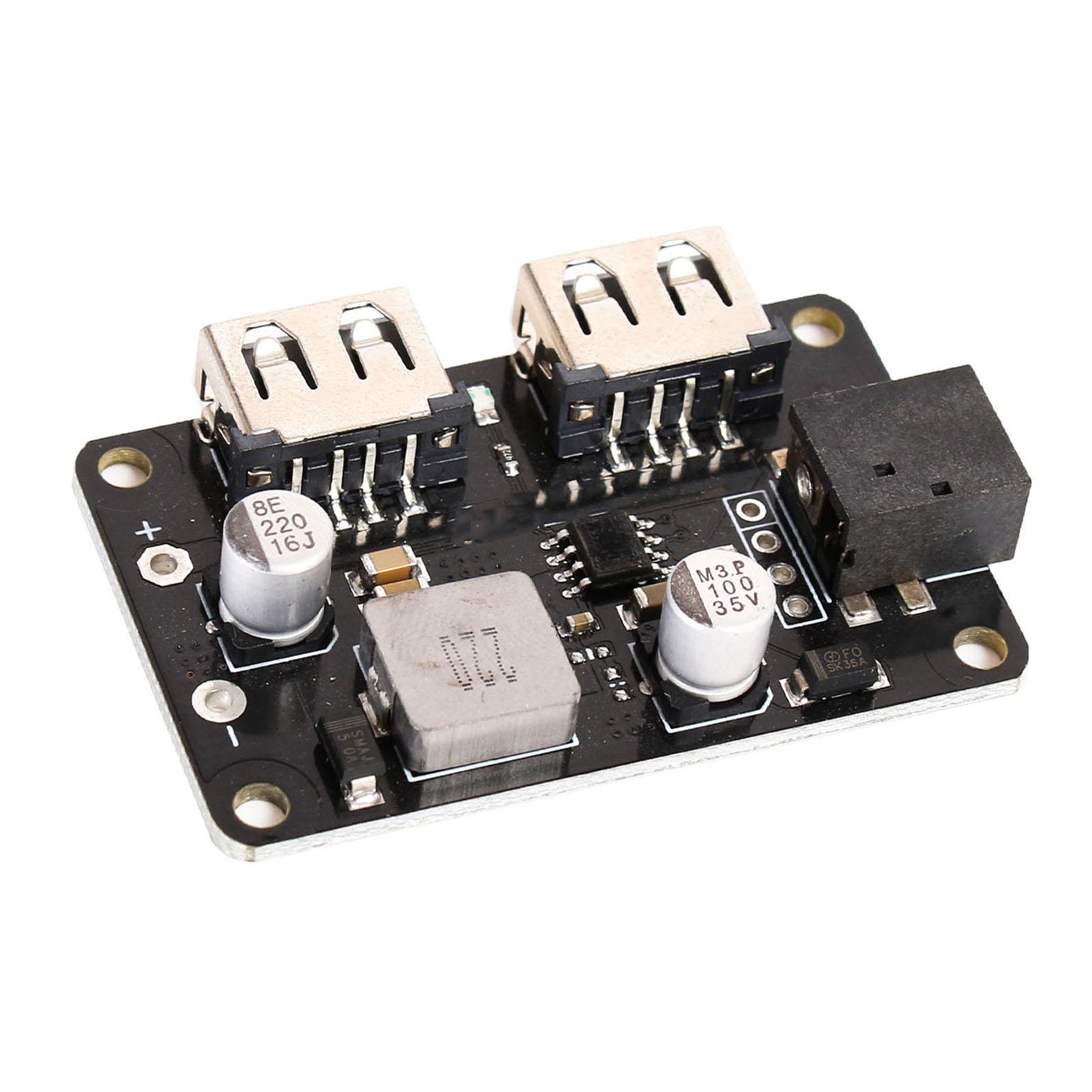 

DC Buck Module Dual USB 24V 19V 12V to 5V 3A Плата модуля швидкого заряджання для автомобіля човна