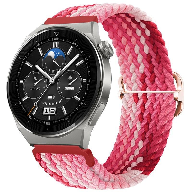 

22mm 20mm Braided Strap for Huawei Watch 3/4/GT/5/6/Pro 46mm Nylon Loop Bracelet for Samsung Galaxy Watch 7/6/Classic/5/Pro Band Huawei GT2 GT2Pro