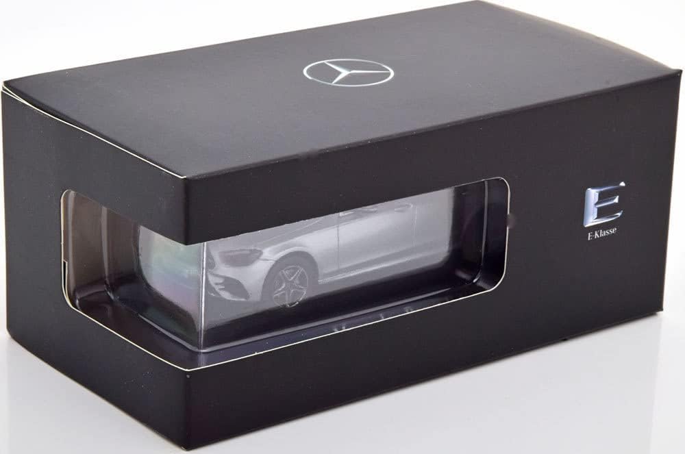 iScale Mercedes-Benz E-Class 1/43 Scale Diecast Model Car, Mercedes-Benz (W213) Facelift 2020 (Silver), Dealer-Order Item [Parallel Import]