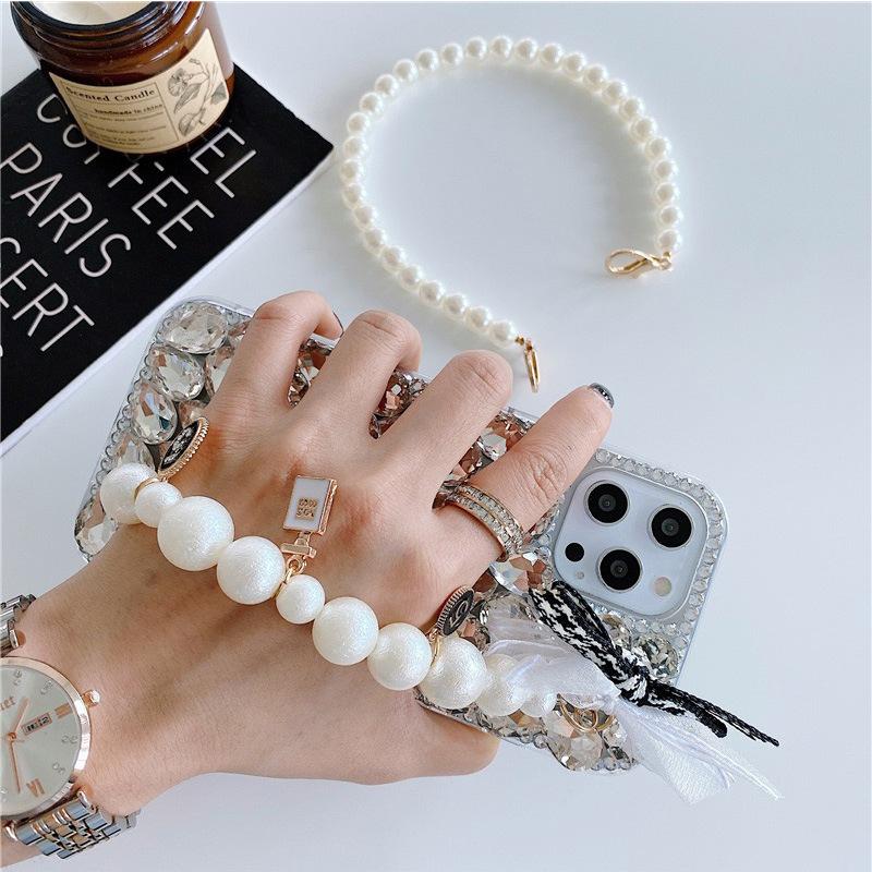 For IPhone17Promax Phone Case for Apple 16 Luxury 14 Rhinestone Xr Bracelet Ins Style Bow