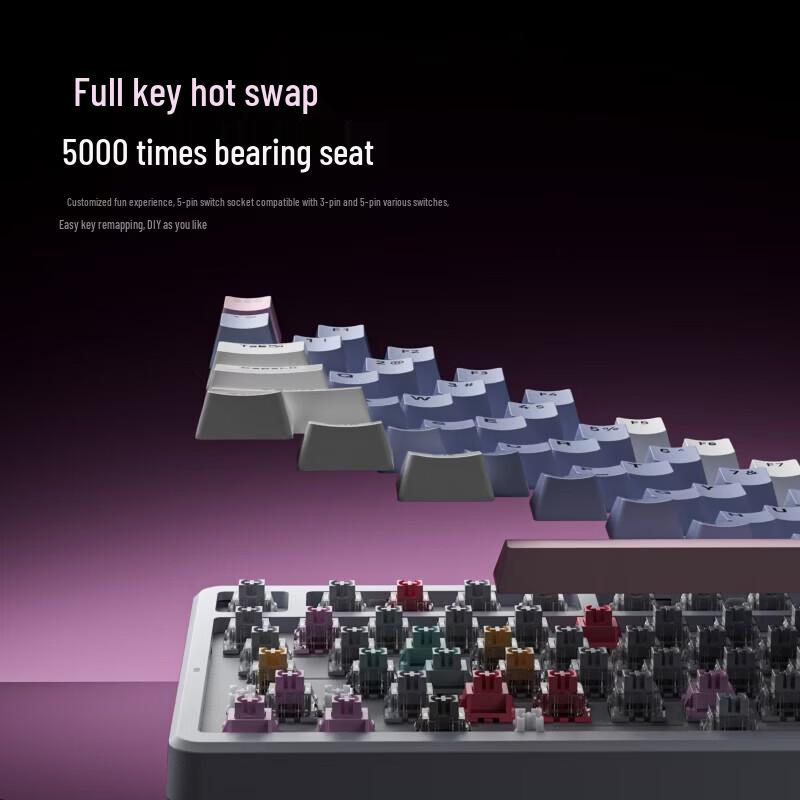 Rapoo V700DIY-75 Tri-Mode Gasket Mount 75% Mechanical Keyboard