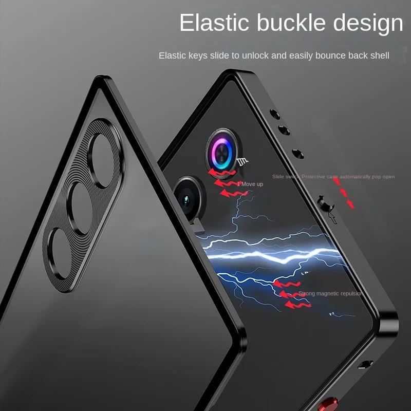 Shockproof Metal Phone Protection Case for ZTE Nubia Red Magic 10 Air 10 Pro + 9 S Pro Aluminium Alloy Metal Frame Hard Matte Bumper Cover