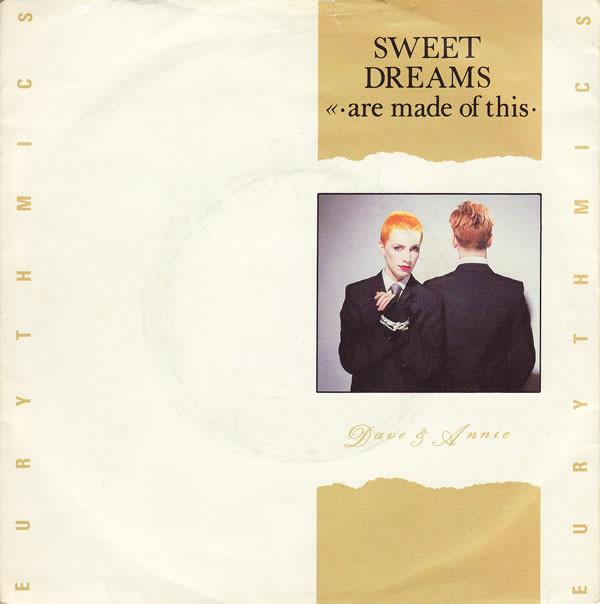 7inch Record EURYTHMICS Sweet Dreams Are Made Of This DA2 RCA 1983 UK Dance Electronica Used