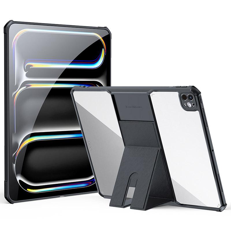 XUNDD For iPad Pro 13 (2024) Case Kickstand TPU+PC Anti-Drop Corner Tablet Cover