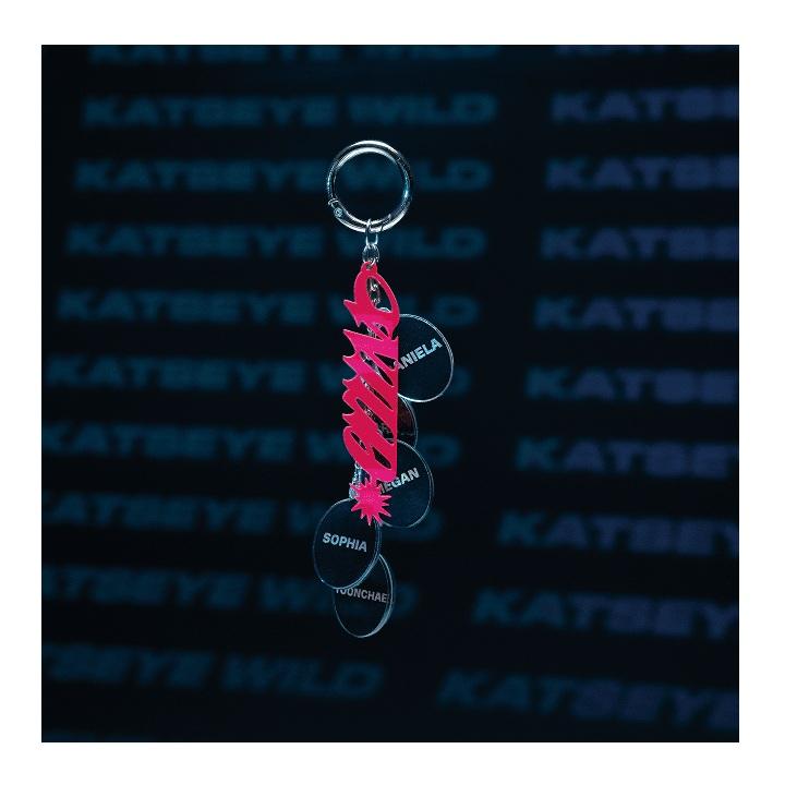 KATSEYE WILD Holographic Member Keyring
