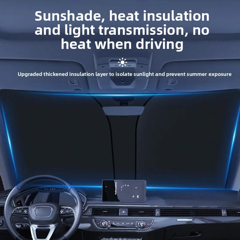 Auto Fenster Sonnenschutz Abdeckung Sonnenschutz Windschutzscheibe Visier Protector Windschutzscheibe Klapp Auto UV Schutz Vorhang Styling Zubehör