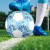 Pallone da Calcio Erling Haaland Taglia 5, Cucito a Macchina in PVC, Resistente e ad Alto Rimbalzo, Adatto a Tutte le Età, Merchandising per tifosi, Partite e Uso all'Aperto.