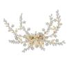 Bridal accessories hair comb luxury wedding dance retro hair accessories handmade golden pearl hair comb