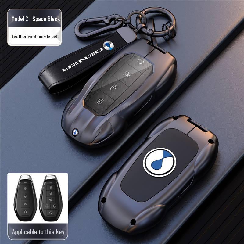 BYD D9 Key Case: 25 Styles Luxury Model with Metal Buckle for D9 DMI Honor Car Remote