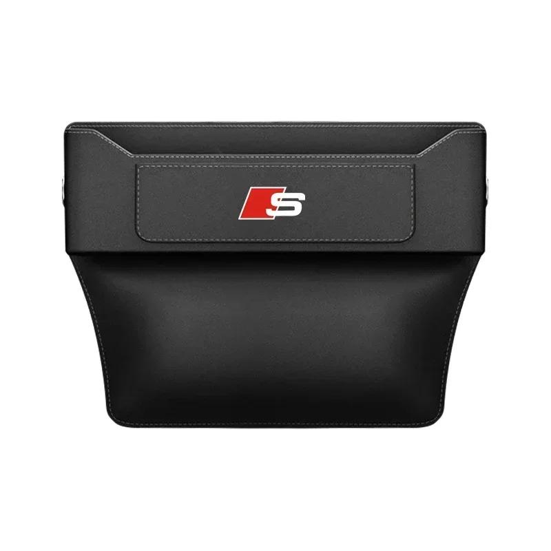 Car Seat Gap Storage Box For q2 A1 A3 A4 A5 A6 A7 A8 Q3 Q5 Q7 Q8 TTS ABT Storage Bag Organizer Auto Storage Box Accessories