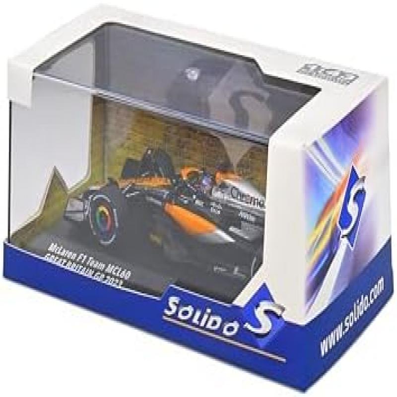 Solido 1:43 McLaren MCL60 British Grand Prix Oscar Piastri F1 Car Model Diecast Collectible