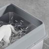 Stainless Steel Litter Box Stainless Steel Cat Litter Box Odorless Spacious Easy To Clean High Strength with Lid for Large Cats