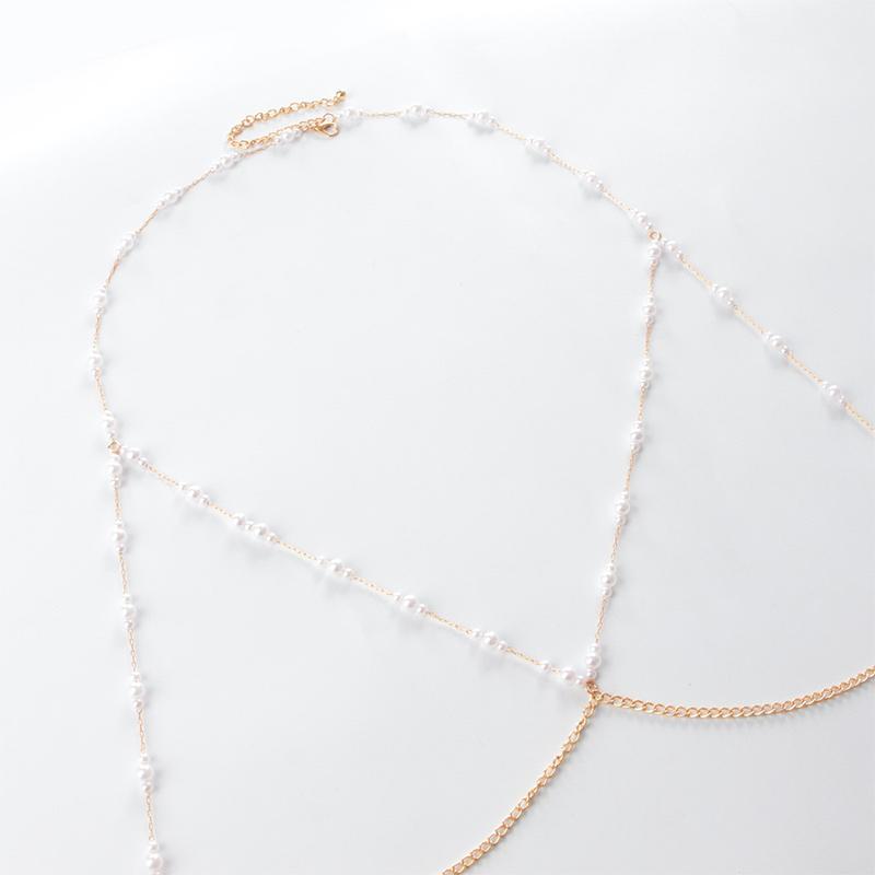 Halter Necklace Trend Jewelry Bra  Chest Chain Necklace Nightclub Sexy Body