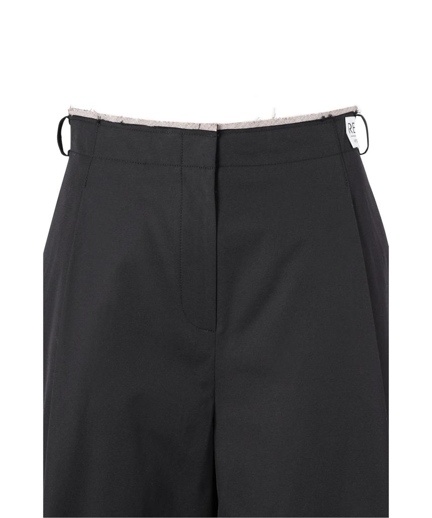 RECODE Raw Edged Two Tuck Pants_Rqpas25531Bkx