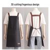 Women's Summer Kitchen Apron - Waterproof, Oil-Proof, Dirt-Resistant, Print Logo/Wording, Thin Style