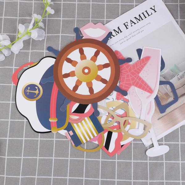 Buy 20pcs Nautical Navigation Theme Photo Props Selfie Props